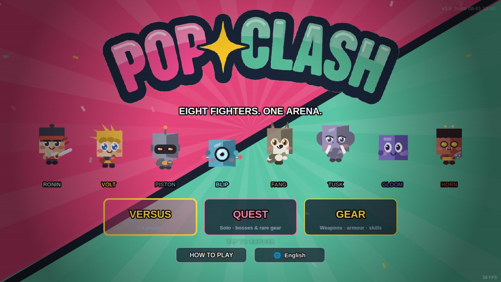 Title screen